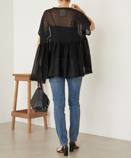 BEARDSLEY（ビアズリー）の「ボリュームペプラムニット（ニット/セーター・レディース・ブラック/レッド・FREE）」の20枚目の写真