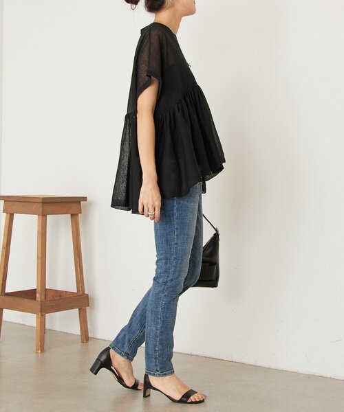 BEARDSLEY（ビアズリー）の「ボリュームペプラムニット（ニット/セーター・レディース・ブラック/レッド・FREE）」の21枚目の写真