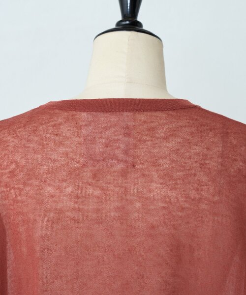 BEARDSLEY（ビアズリー）の「ボリュームペプラムニット（ニット/セーター・レディース・ブラック/レッド・FREE）」の5枚目の写真