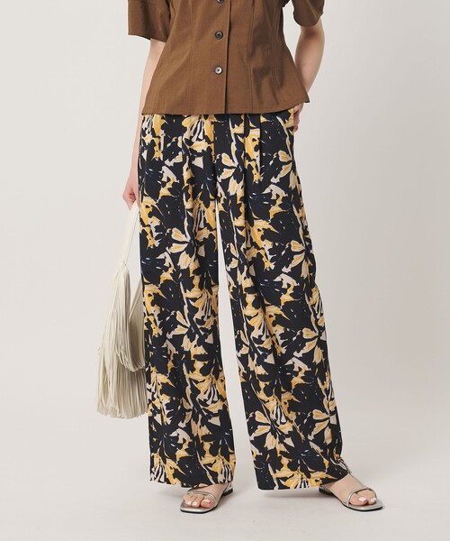 BEAUTY&YOUTH UNITED ARROWS（ビューティーアンドユースユナイテッドアローズ）の「【WEB限定】フラワープリント イージーパンツ ウォッシャブル（その他パンツ・レディース・ケリーグリーン/オレンジ/ネイビー・L/M/S）」の10枚目の写真