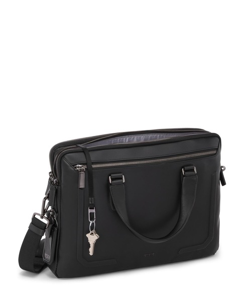 TUMI(トゥミ)の「HARRISON 「シカモア」スリム・ブリーフ(A4/PC14インチまで対応)(ビジネスバッグ・メンズ・ブラック・FREE)」の3枚目の写真