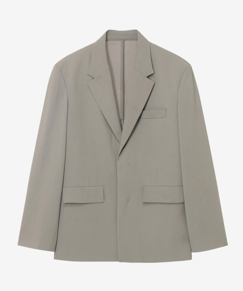 MINDBRIDGE（マインドブリッジ）の「[COUTURE]オーバーサイズツイルジャケット - 2カラー（テーラードジャケット・メンズ・ブラック/ベージュ・95/100/105/110）」の5枚目の写真