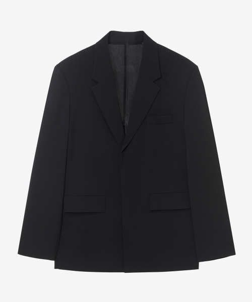 MINDBRIDGE（マインドブリッジ）の「[COUTURE]オーバーサイズツイルジャケット - 2カラー（テーラードジャケット・メンズ・ブラック/ベージュ・95/100/105/110）」の7枚目の写真