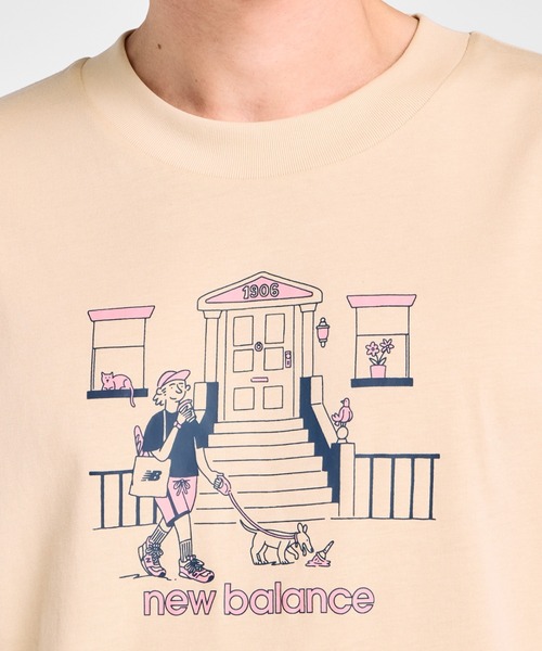 NEW BALANCE(ニューバランス)の「ニューバランス New Balance シティウォークTシャツ(Tシャツ/カットソー・メンズ・ホワイト/ベージュ・M/LL/S/L)」の14枚目の写真