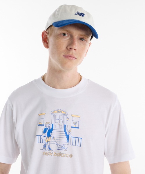 NEW BALANCE(ニューバランス)の「ニューバランス New Balance シティウォークTシャツ(Tシャツ/カットソー・メンズ・ホワイト/ベージュ・M/LL/S/L)」の11枚目の写真