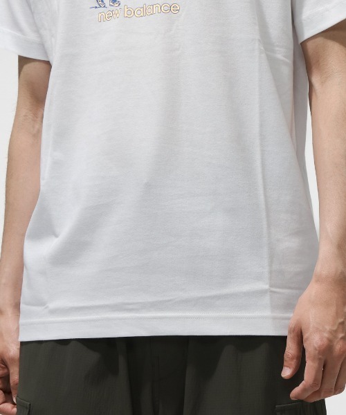 NEW BALANCE(ニューバランス)の「ニューバランス New Balance シティウォークTシャツ(Tシャツ/カットソー・メンズ・ホワイト/ベージュ・M/LL/S/L)」の7枚目の写真