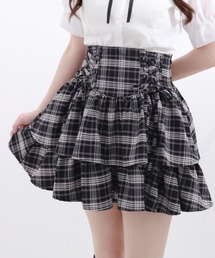 DearMyLoveRose（ディアマイラブローズ）の「レースアップティアードミニスカート（スカート）」