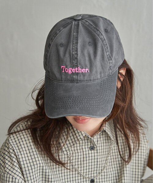 VENCEEXCHANGE(ヴァンスエクスチェンジ)の「Together キャップ(キャップ・メンズ・ブラック/レッド系/グレー/ベージュ・フリー)」の9枚目の写真