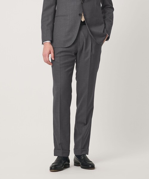 UNITED ARROWS（ユナイテッドアローズ）の「ファンシーウィーブ シングル 3ボタン スーツ  LIGHT S-MODEL（セットアップ・メンズ・グレー系/ネイビー・50/48/46）」の4枚目の写真