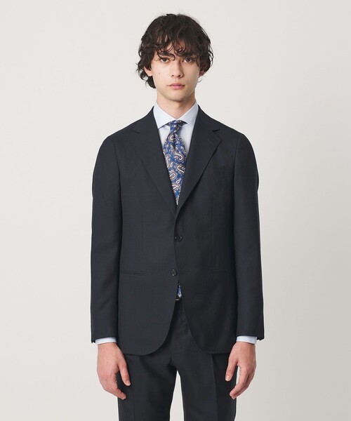 UNITED ARROWS（ユナイテッドアローズ）の「ファンシーウィーブ シングル 3ボタン スーツ  LIGHT S-MODEL（セットアップ・メンズ・グレー系/ネイビー・50/48/46）」の3枚目の写真