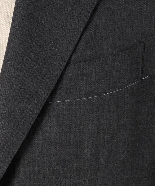 UNITED ARROWS(ユナイテッドアローズ)の「ファンシーウィーブ シングル 3ボタン スーツ LIGHT S-MODEL(セットアップ・メンズ・グレー系/ネイビー・50/48/46)」の17枚目の写真