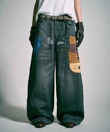 Camphor wood（カンファーウッド）の「PISTOL HOLSTER COWBOY PRINT DENIM / ピストルホルスターウエスタン転写デニムパンツ（その他パンツ）」