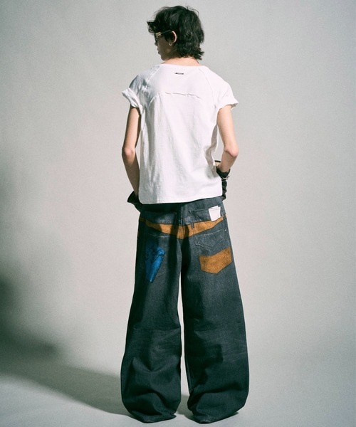 Camphor wood(カンファーウッド)の「PISTOL HOLSTER COWBOY PRINT DENIM / ピストルホルスターウエスタン転写デニムパンツ(その他パンツ・メンズ・ブラック系・SMALL/MEDIUM/LARGE)」の20枚目の写真
