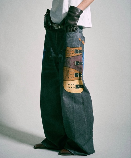 Camphor wood(カンファーウッド)の「PISTOL HOLSTER COWBOY PRINT DENIM / ピストルホルスターウエスタン転写デニムパンツ(その他パンツ・メンズ・ブラック系・SMALL/MEDIUM/LARGE)」の19枚目の写真