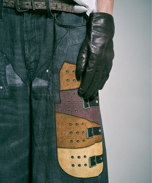 Camphor wood(カンファーウッド)の「PISTOL HOLSTER COWBOY PRINT DENIM / ピストルホルスターウエスタン転写デニムパンツ(その他パンツ・メンズ・ブラック系・SMALL/MEDIUM/LARGE)」の16枚目の写真