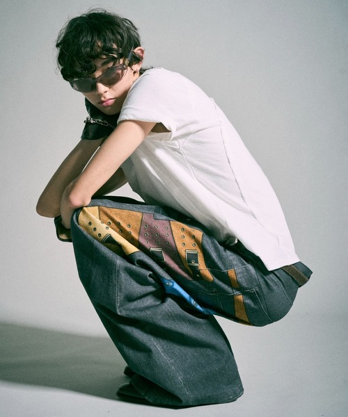 Camphor wood(カンファーウッド)の「PISTOL HOLSTER COWBOY PRINT DENIM / ピストルホルスターウエスタン転写デニムパンツ(その他パンツ・メンズ・ブラック系・SMALL/MEDIUM/LARGE)」の22枚目の写真