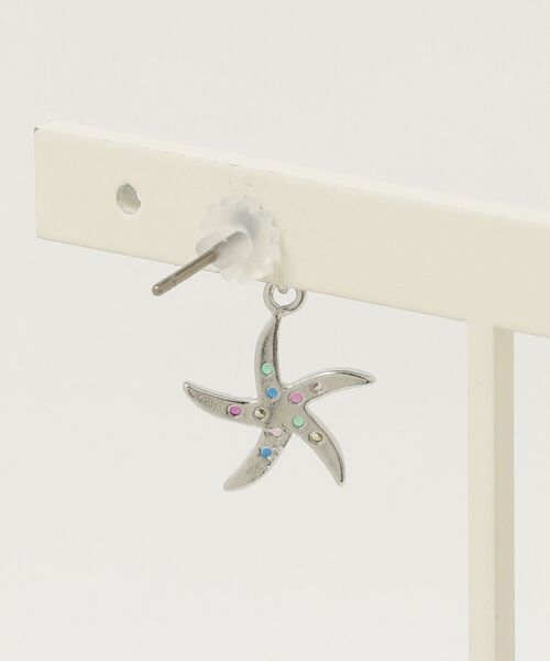 gargle(ガーグル)の「gargle ガーグル:海の生き物シリーズ カニセット かに 貝 ヒトデ ピアス(ピアス(両耳用)・レディース・ゴールド/シルバー・FREE)」の3枚目の写真