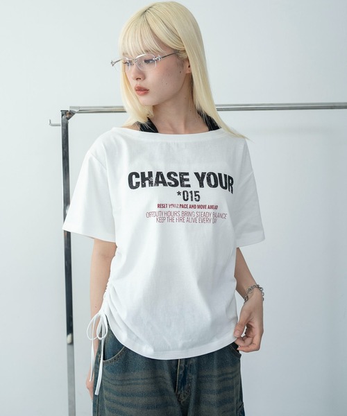WEGO(ウィゴー)の「WEGO/ホルターネックレイヤードワンショルT(Tシャツ/カットソー・レディース・ホワイト/ピンク・FREE)」の15枚目の写真