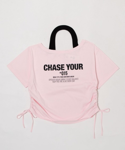 WEGO(ウィゴー)の「WEGO/ホルターネックレイヤードワンショルT(Tシャツ/カットソー・レディース・ホワイト/ピンク・FREE)」の19枚目の写真