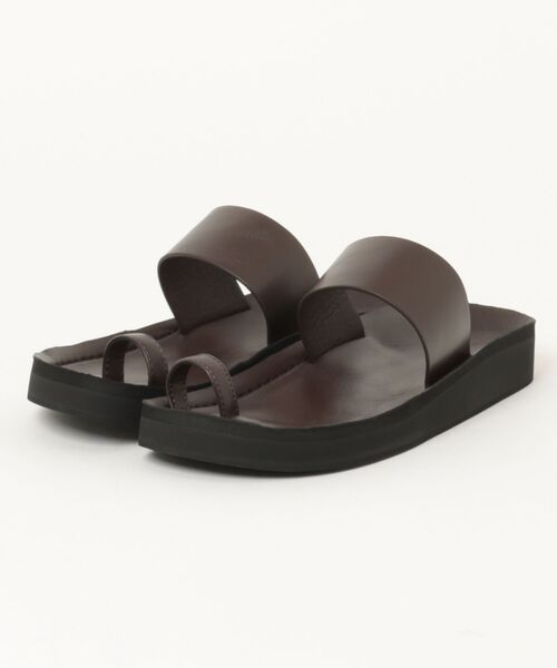 anuke(アンヌーク)の「anuke Ecoleather Belt Sandals(サンダル・レディース・ダークブラウン/ブラック・36/38/37)」の10枚目の写真