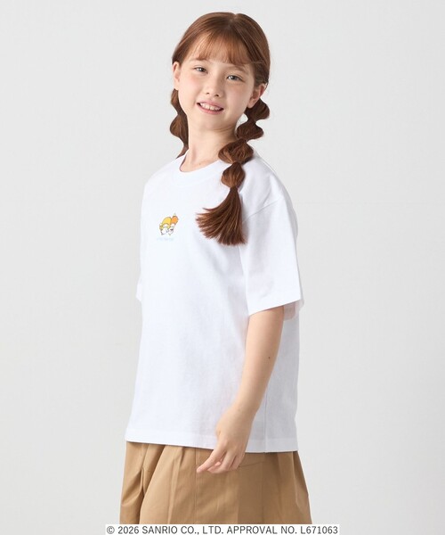 SHIPS any(シップス エニィ)の「LITTLE TWIN STARS × SHIPS any: リトルツインスターズ プリント TEE <KIDS>(Tシャツ/カットソー・キッズ・ホワイト系/ライトホワイト/ホワイト・150/140/130/120)」の2枚目の写真
