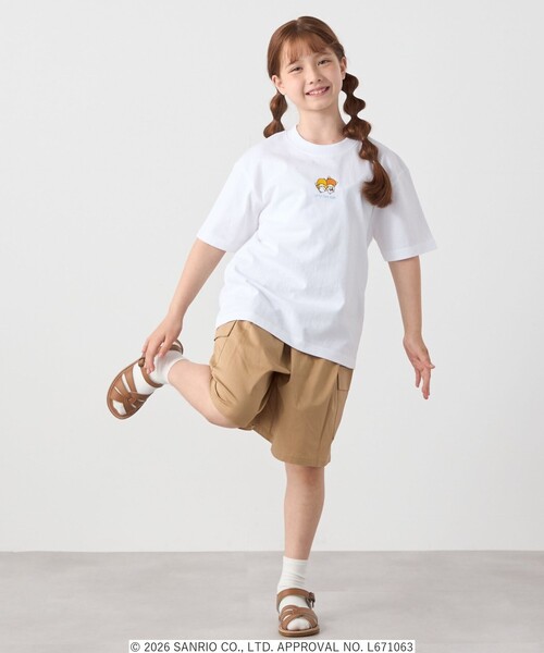 SHIPS any(シップス エニィ)の「LITTLE TWIN STARS × SHIPS any: リトルツインスターズ プリント TEE <KIDS>(Tシャツ/カットソー・キッズ・ホワイト系/ライトホワイト/ホワイト・150/140/130/120)」の4枚目の写真