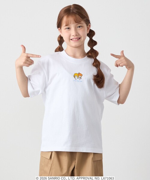SHIPS any(シップス エニィ)の「LITTLE TWIN STARS × SHIPS any: リトルツインスターズ プリント TEE <KIDS>(Tシャツ/カットソー・キッズ・ホワイト系/ライトホワイト/ホワイト・150/140/130/120)」の6枚目の写真