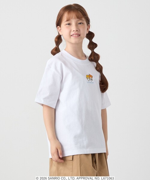 SHIPS any(シップス エニィ)の「LITTLE TWIN STARS × SHIPS any: リトルツインスターズ プリント TEE <KIDS>(Tシャツ/カットソー・キッズ・ホワイト系/ライトホワイト/ホワイト・150/140/130/120)」の7枚目の写真