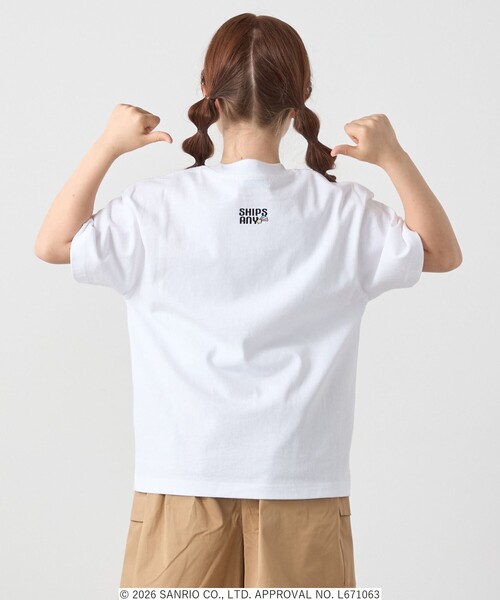 SHIPS any(シップス エニィ)の「LITTLE TWIN STARS × SHIPS any: リトルツインスターズ プリント TEE <KIDS>(Tシャツ/カットソー・キッズ・ホワイト系/ライトホワイト/ホワイト・150/140/130/120)」の8枚目の写真