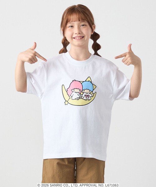 SHIPS any(シップス エニィ)の「LITTLE TWIN STARS × SHIPS any: リトルツインスターズ プリント TEE <KIDS>(Tシャツ/カットソー・キッズ・ホワイト系/ライトホワイト/ホワイト・150/140/130/120)」の16枚目の写真
