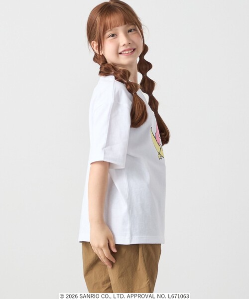 SHIPS any(シップス エニィ)の「LITTLE TWIN STARS × SHIPS any: リトルツインスターズ プリント TEE <KIDS>(Tシャツ/カットソー・キッズ・ホワイト系/ライトホワイト/ホワイト・150/140/130/120)」の17枚目の写真