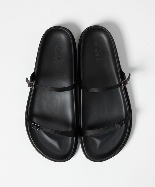 MARW UNITED ARROWS(マルゥ ユナイテッドアローズ)の「<MARW UNITED ARROWS+ODETTE E ODILE>フット 2ベルト サンダル(サンダル・レディース・ダークブラウン/ブラック・23cm/23.5cm/24cm/25cm/24.5cm/22cm/22.5cm)」の2枚目の写真