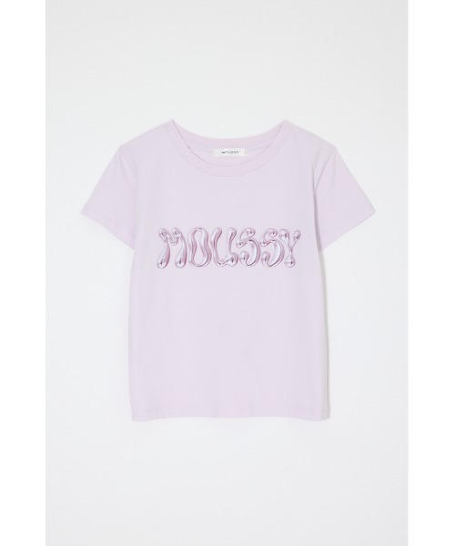 MOUSSY(マウジー)の「【ZOZO・一部店舗限定】METALLIC LIQUID MOUSSY Tシャツ(Tシャツ/カットソー・レディース・ピンク/ホワイト/ブラック/ライトピンク・FREE)」の6枚目の写真