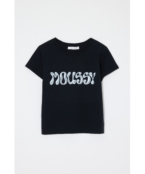 MOUSSY(マウジー)の「【ZOZO・一部店舗限定】METALLIC LIQUID MOUSSY Tシャツ(Tシャツ/カットソー・レディース・ピンク/ホワイト/ブラック/ライトピンク・FREE)」の5枚目の写真