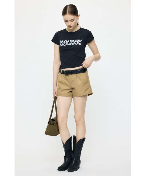 MOUSSY(マウジー)の「【ZOZO・一部店舗限定】METALLIC LIQUID MOUSSY Tシャツ(Tシャツ/カットソー・レディース・ピンク/ホワイト/ブラック/ライトピンク・FREE)」の21枚目の写真