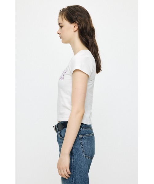 MOUSSY(マウジー)の「【ZOZO・一部店舗限定】METALLIC LIQUID MOUSSY Tシャツ(Tシャツ/カットソー・レディース・ピンク/ホワイト/ブラック/ライトピンク・FREE)」の14枚目の写真