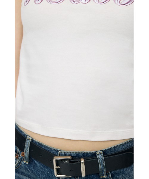 MOUSSY(マウジー)の「【ZOZO・一部店舗限定】METALLIC LIQUID MOUSSY Tシャツ(Tシャツ/カットソー・レディース・ピンク/ホワイト/ブラック/ライトピンク・FREE)」の19枚目の写真