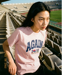 DTF 20番手 アゲイン 2002 スタンダード 半袖Tシャツ インディピンク