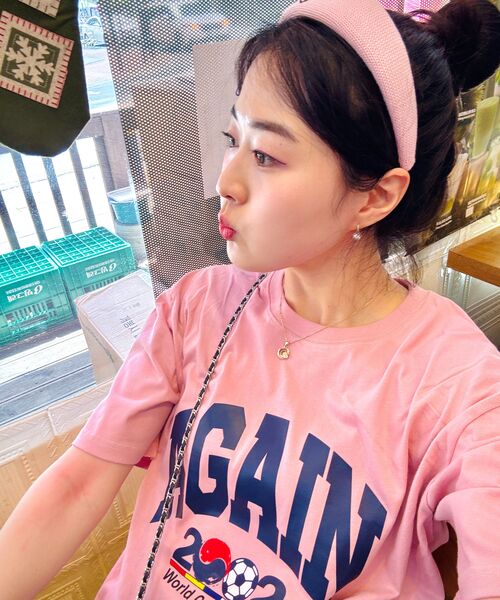 REBRENNER(リブレンナー)の「DTF 20番手 アゲイン 2002 スタンダード 半袖Tシャツ インディピンク(Tシャツ/カットソー・レディース・その他・LARGE/2XL/X-LARGE/3XL/4XL/SMALL/MEDIUM)」の15枚目の写真