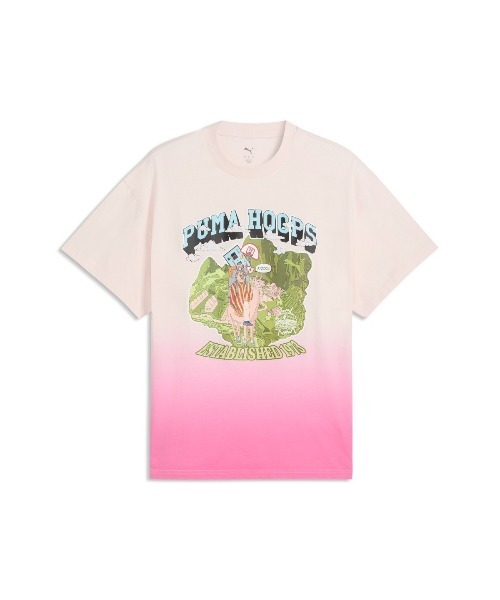 PUMA(プーマ)の「PUMA THE ATW DYLAN S/S T-SHIRT II(プーマ ATW DYLAN 半袖Tシャツ II)(Tシャツ/カットソー・メンズ・ピンク系・SMALL/X-LARGE/LARGE/MEDIUM/XX-LARGE)」の5枚目の写真