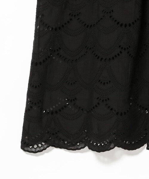 Demi-Luxe BEAMS(デミルクス ビームス)の「ne Quittez pas / ドット へムラ刺繍 ドレス(ワンピース・レディース・ブラック・MEDIUM)」の8枚目の写真