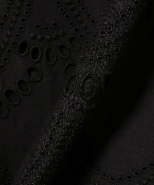 Demi-Luxe BEAMS(デミルクス ビームス)の「ne Quittez pas / ドット へムラ刺繍 ドレス(ワンピース・レディース・ブラック・MEDIUM)」の11枚目の写真