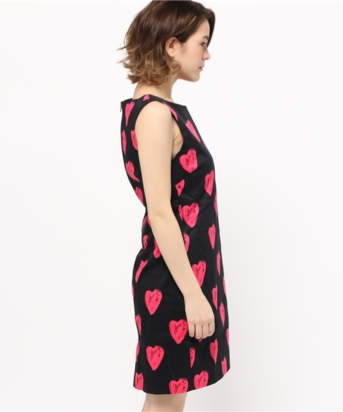 Desigual（デシグアル）の「「Desigual/デシグアル」ハートプリントノースリーブワンピース（ワンピース・レディース・ブラック系その他・36/40/38/42）」の10枚目の写真