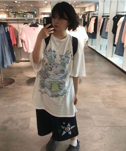 youthbath(ユースバース)の「YBX SOUP Bb bear short sleeve(Tシャツ/カットソー・レディース・その他・FREE)」の4枚目の写真