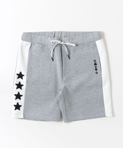 STUD MUFFIN（スタッドマフィン）の「STUD MUFFIN/スタッドマフィン/ストレッチポンチ ラインストーン ターゲットベア ラインショートパンツ（その他パンツ・メンズ・ブラック/グレー・4/2）」の2枚目の写真