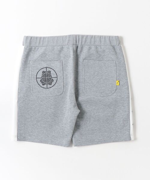 STUD MUFFIN（スタッドマフィン）の「STUD MUFFIN/スタッドマフィン/ストレッチポンチ ラインストーン ターゲットベア ラインショートパンツ（その他パンツ・メンズ・ブラック/グレー・4/2）」の3枚目の写真