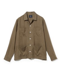 BEAMS F（ビームスエフ）の「Drake’s / リネン 4ポケット キャンプシャツ ジャケット（その他アウター）」