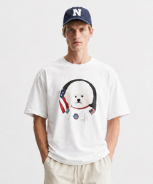 Beyond Closet（-）の「ILP ニューアポロ13パッチ半袖Tシャツホワイト（Tシャツ/カットソー）」