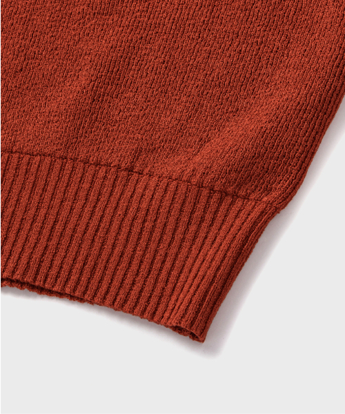 NONBLANK（ノンブランク）の「ラグランハーフスリーブカラークロップニット_CRIMSON（ニット/セーター・レディース・その他・SMALL）」の5枚目の写真
