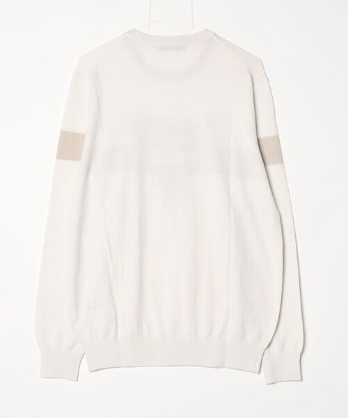 Guess（ゲス）の「MARK Logo Jacquard Sweater ニット セーター ロゴセーター（ニット/セーター・メンズ・クリーム/ブラック・SMALL/MEDIUM/LARGE/X-LARGE）」の10枚目の写真